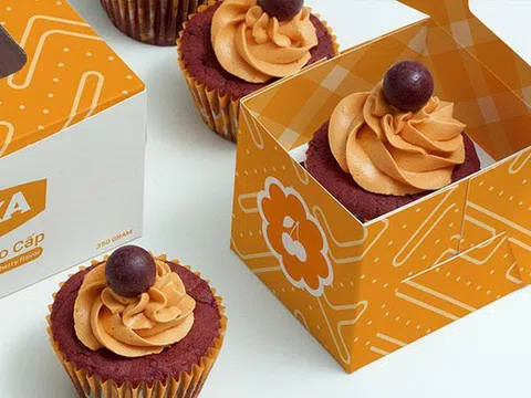 Cách làm hộp giấy đựng bánh cupcake đơn giản